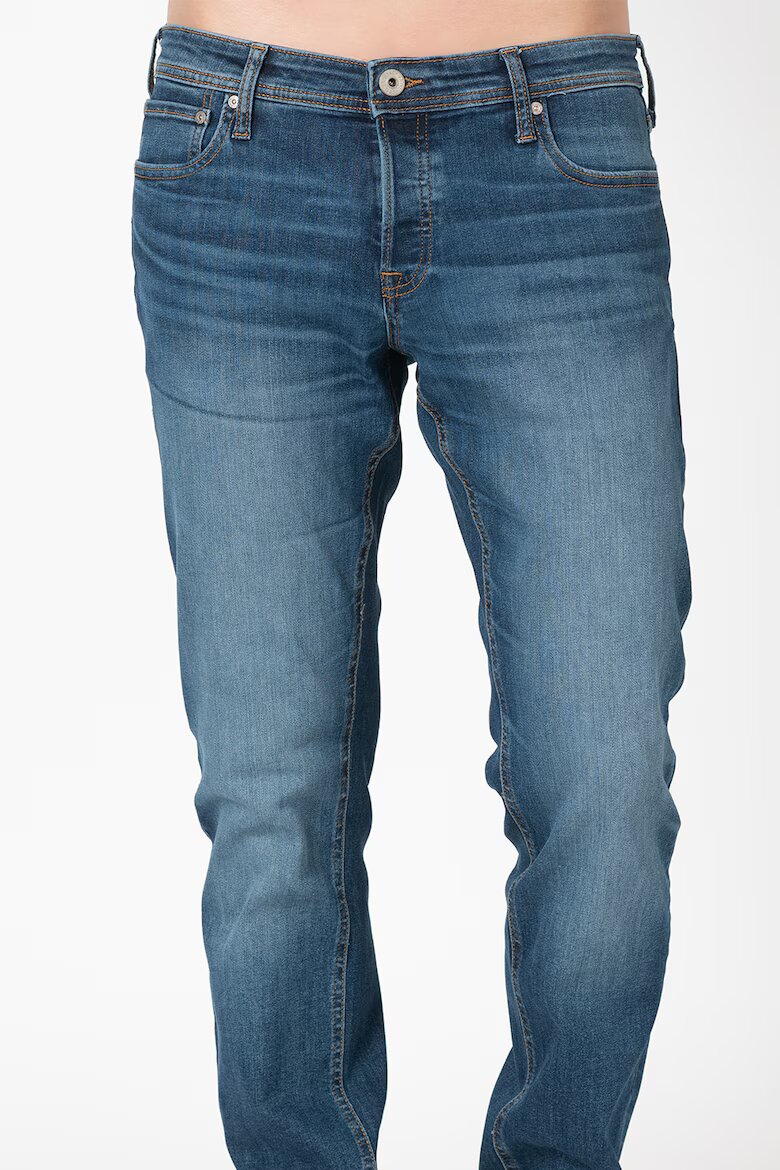 Jack & Jones Дънки Glenn по тялото Тъмносин