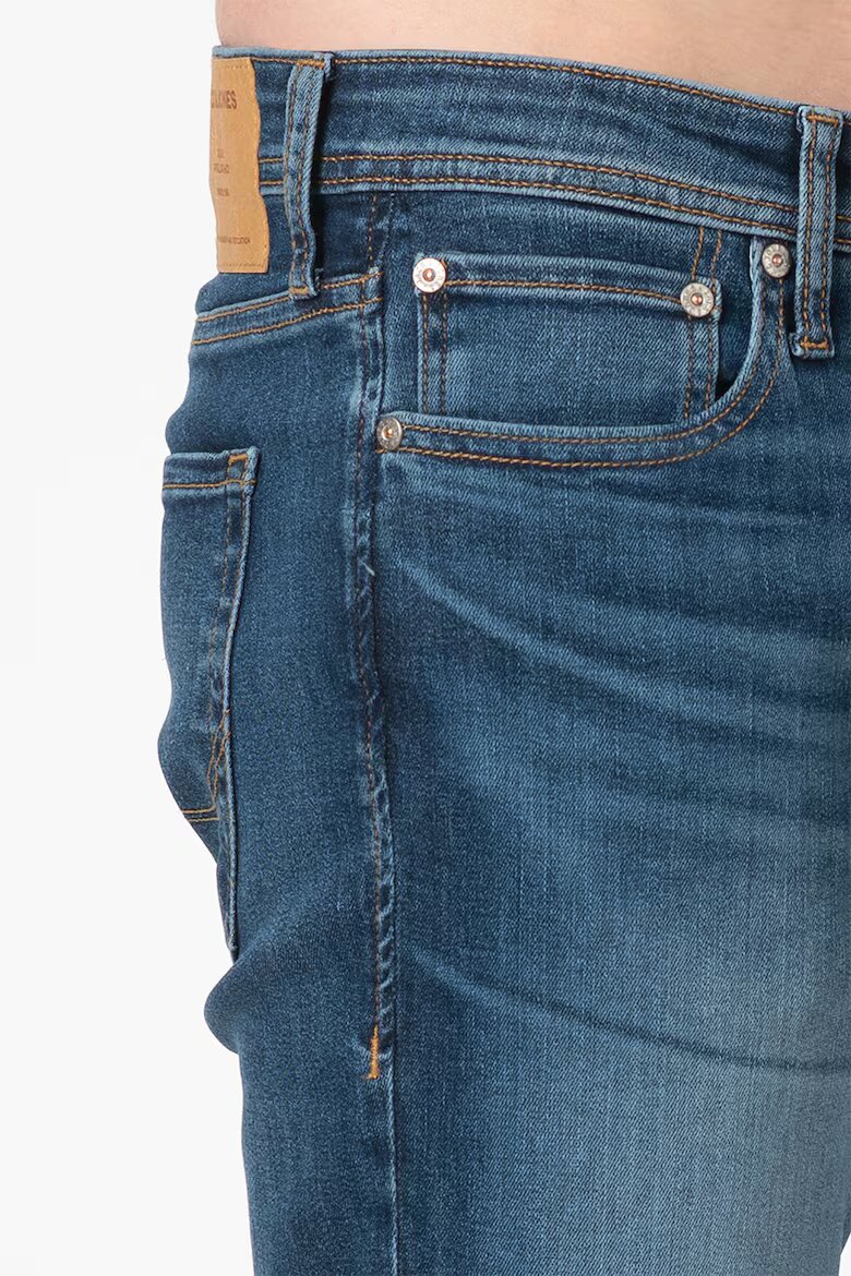Jack & Jones Дънки Glenn по тялото Тъмносин