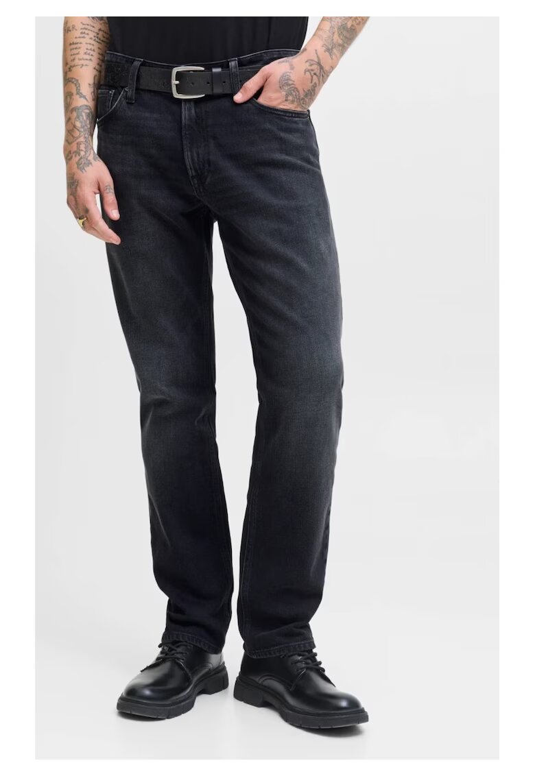 Jack & Jones Дънки JJICLARK JJORIGINAL - мъжки със средна талия и кройка Regular fit - Tъмносив