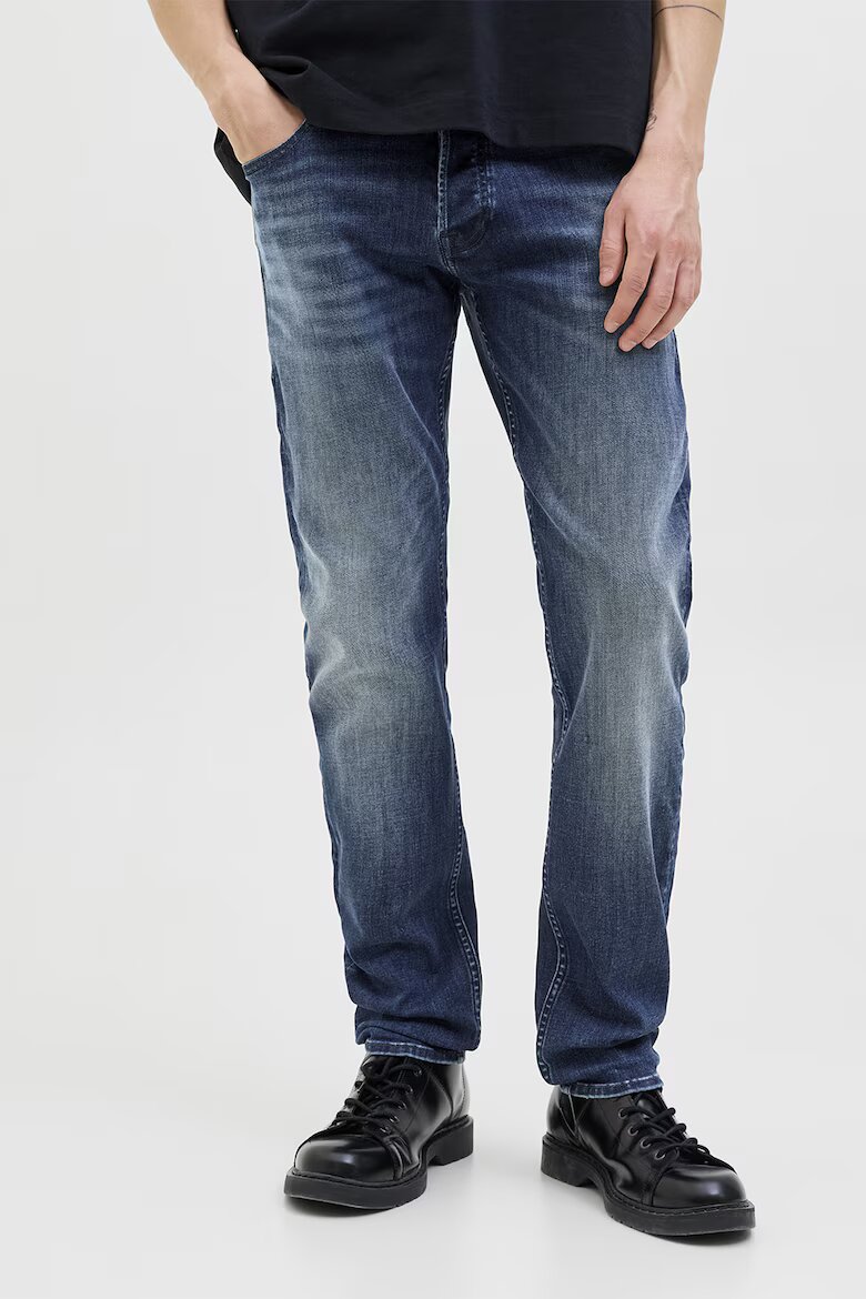 Jack & Jones Дънки със стандартна кройка Тъмносин