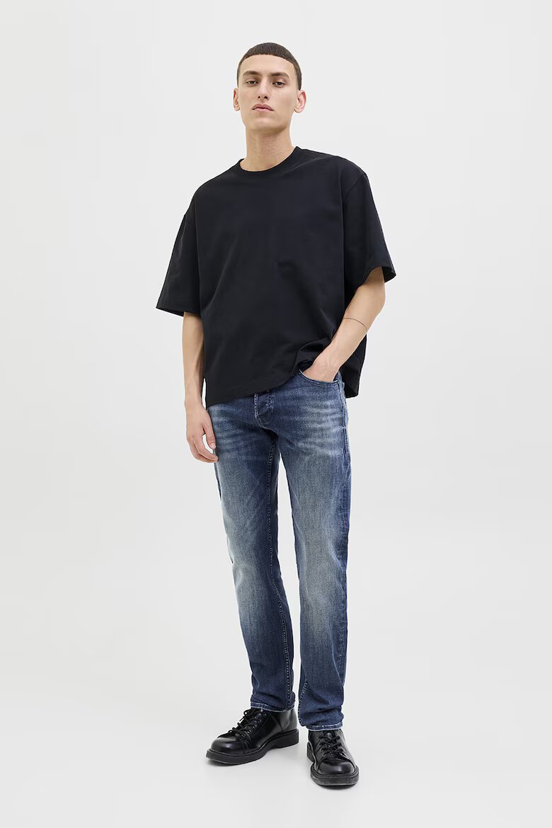 Jack & Jones Дънки със стандартна кройка Тъмносин