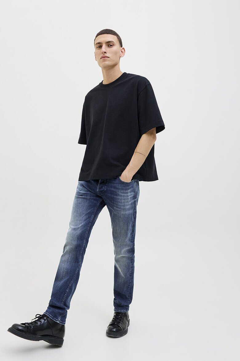 Jack & Jones Дънки със стандартна кройка Тъмносин