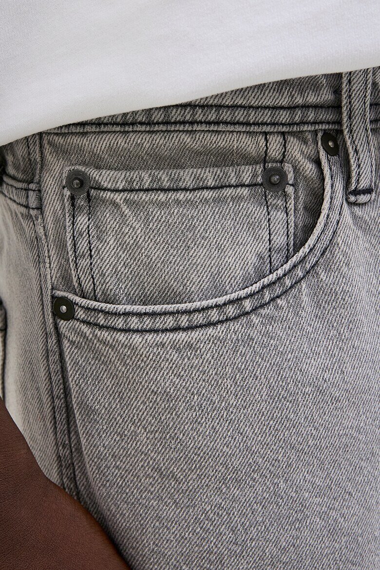 Jack & Jones Дънкови бермуди Светло сив