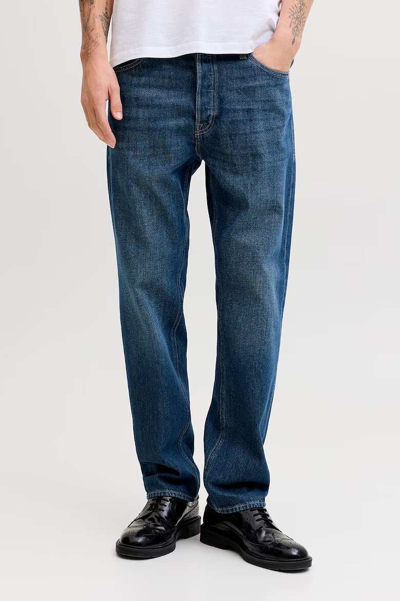 Jack & Jones Едноцветни дънки Тъмносин