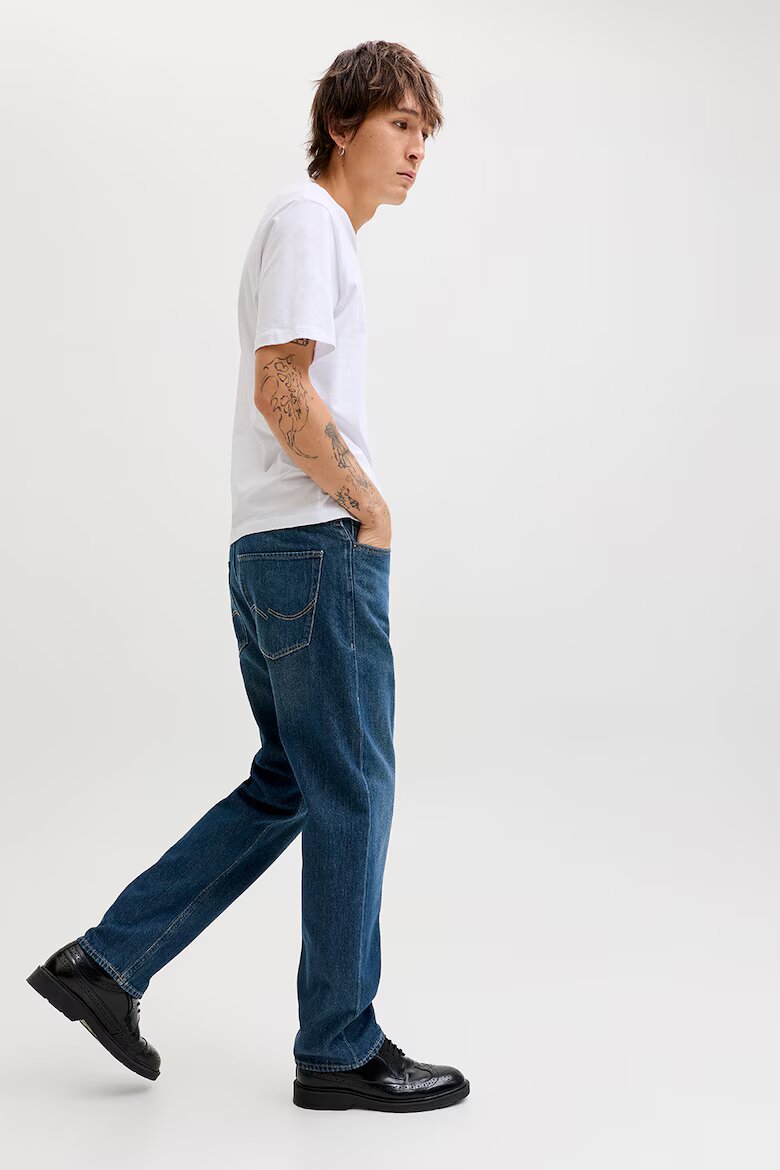 Jack & Jones Едноцветни дънки Тъмносин