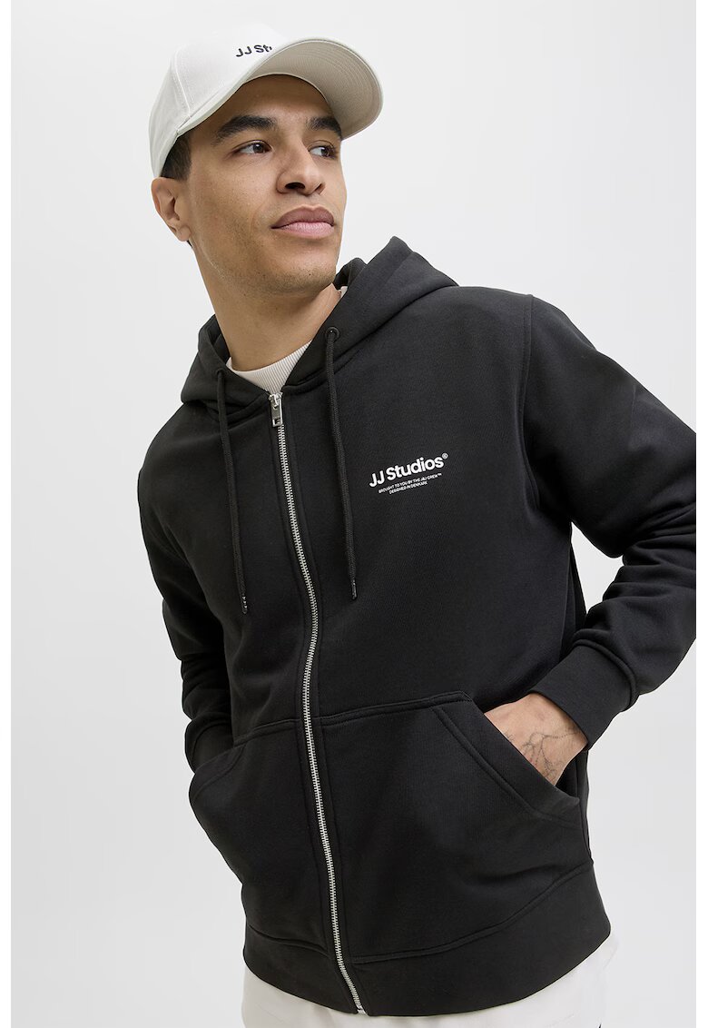 Jack & Jones Худи с памук и лого
