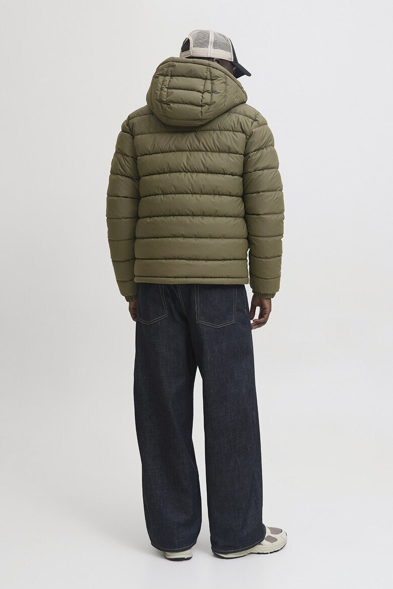 Jack & Jones Капитонирано яке с качулка Каки