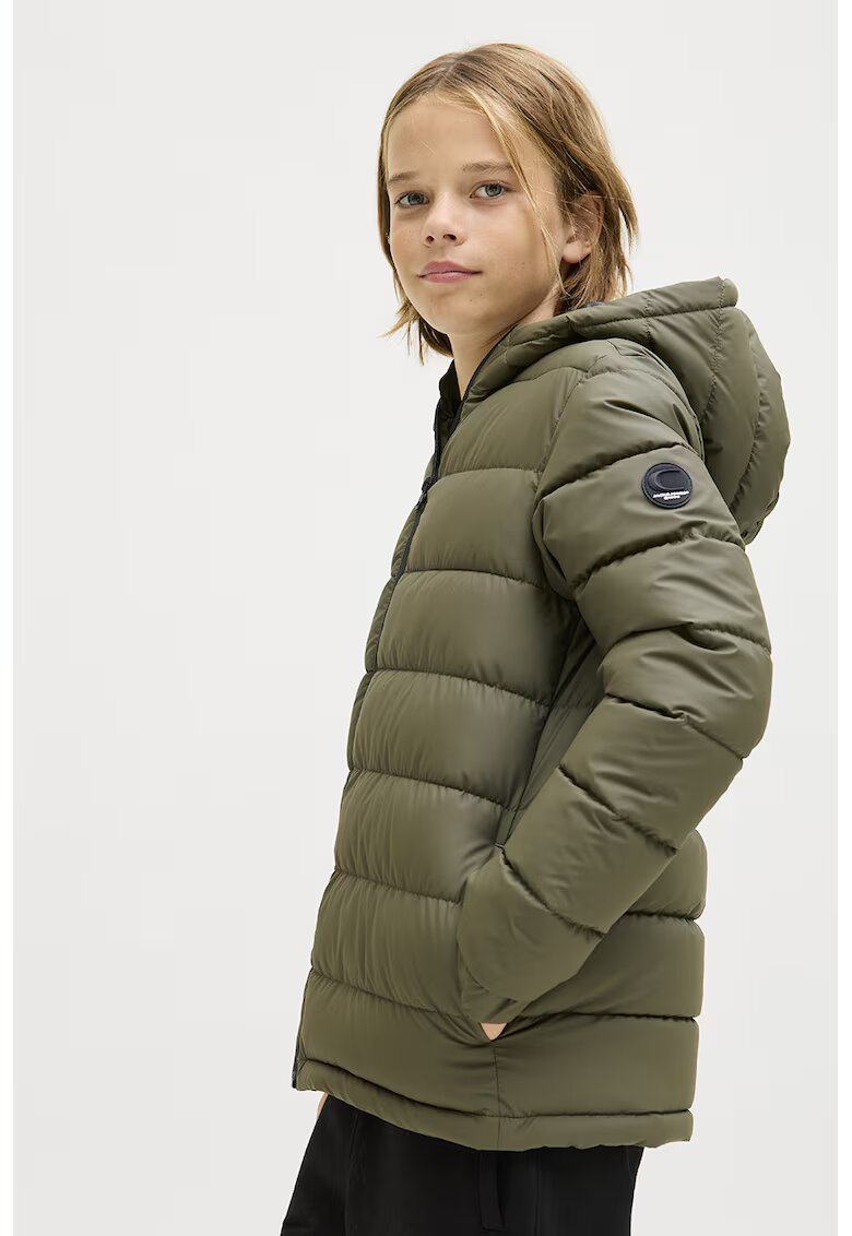 Jack & Jones Капитонирано зимно яке с качулка