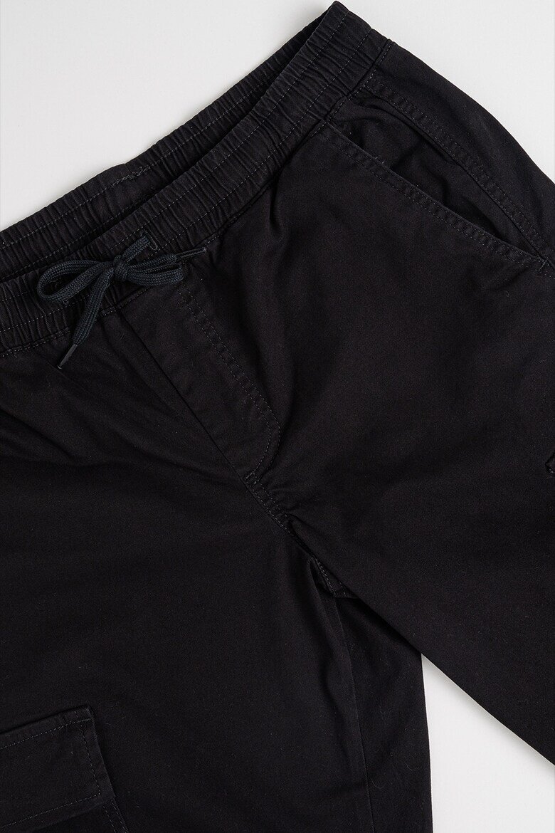 Jack & Jones Карго панталон със стеснен крачол Черен