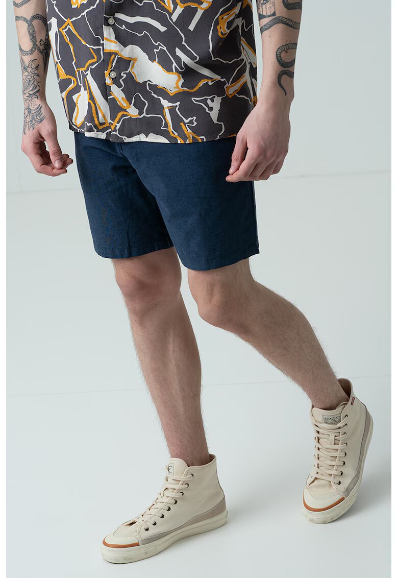 Jack & Jones Къс панталон чино с лен