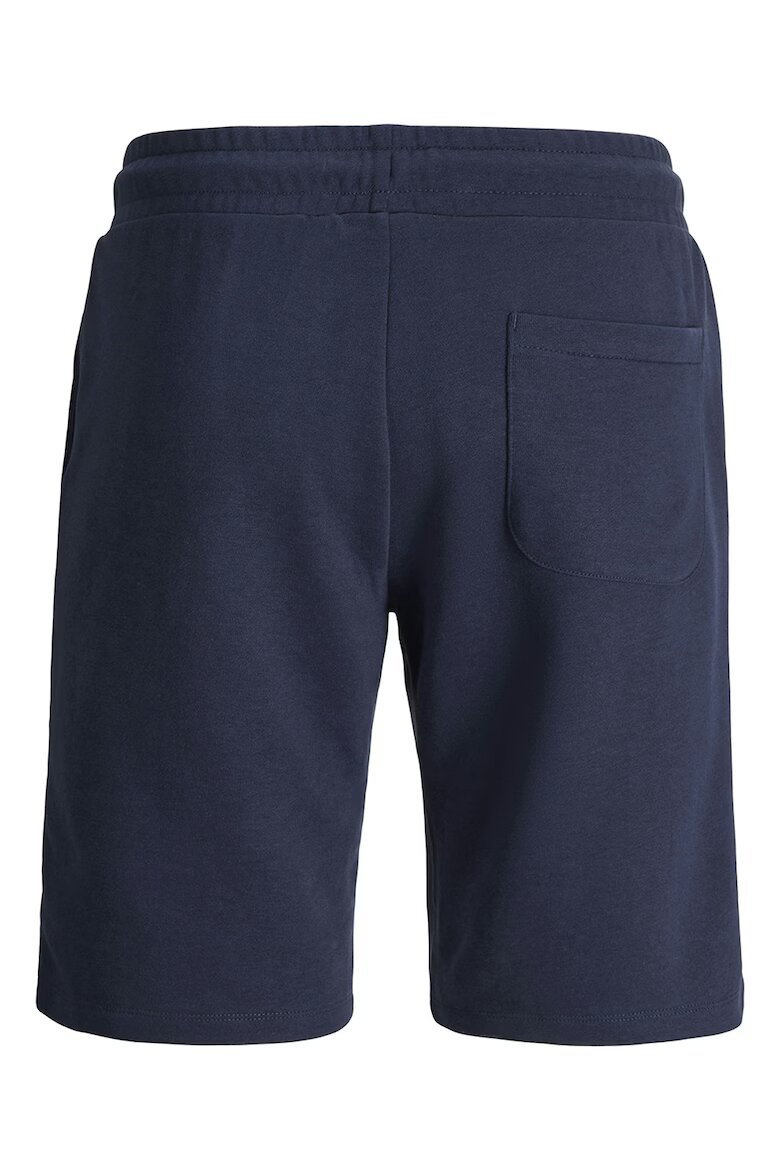 Jack & Jones Къс панталон с органичен памук с връзка Тъмносин