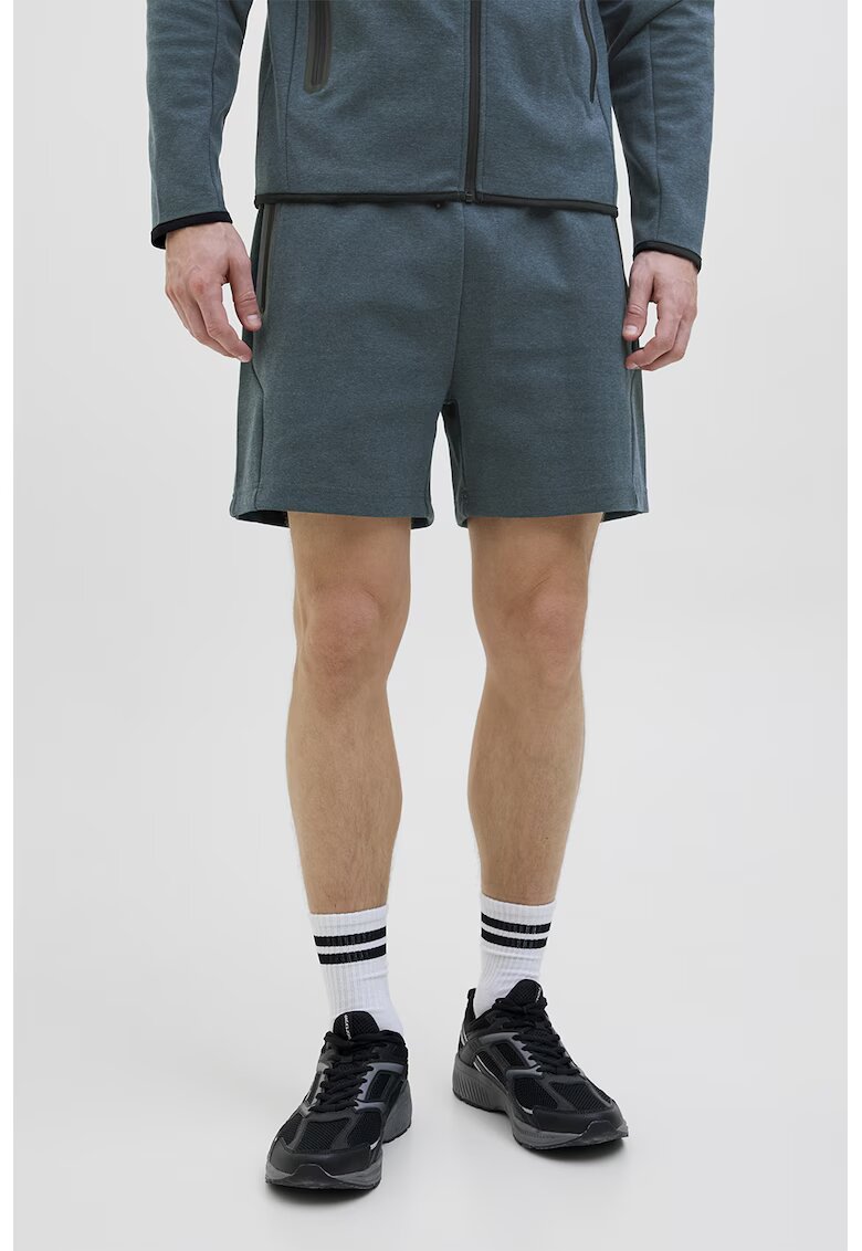 Jack & Jones Къс спортен панталон с връзка и джобове с цип