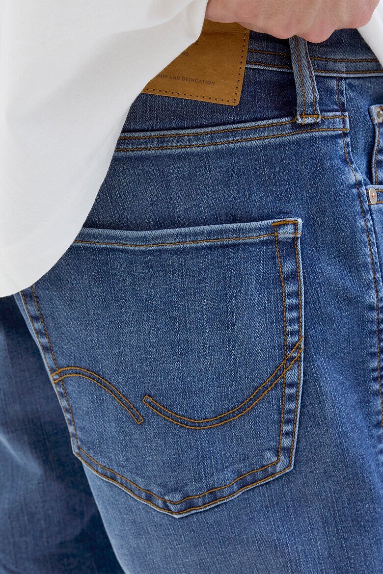 Jack & Jones Къси дънки с ниска талия Син