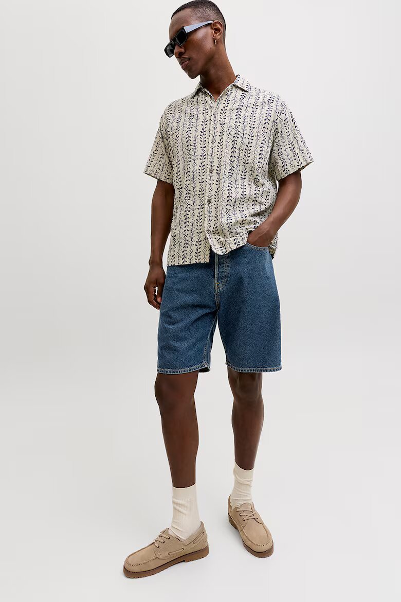 Jack & Jones Къси дънки Tony с копчета