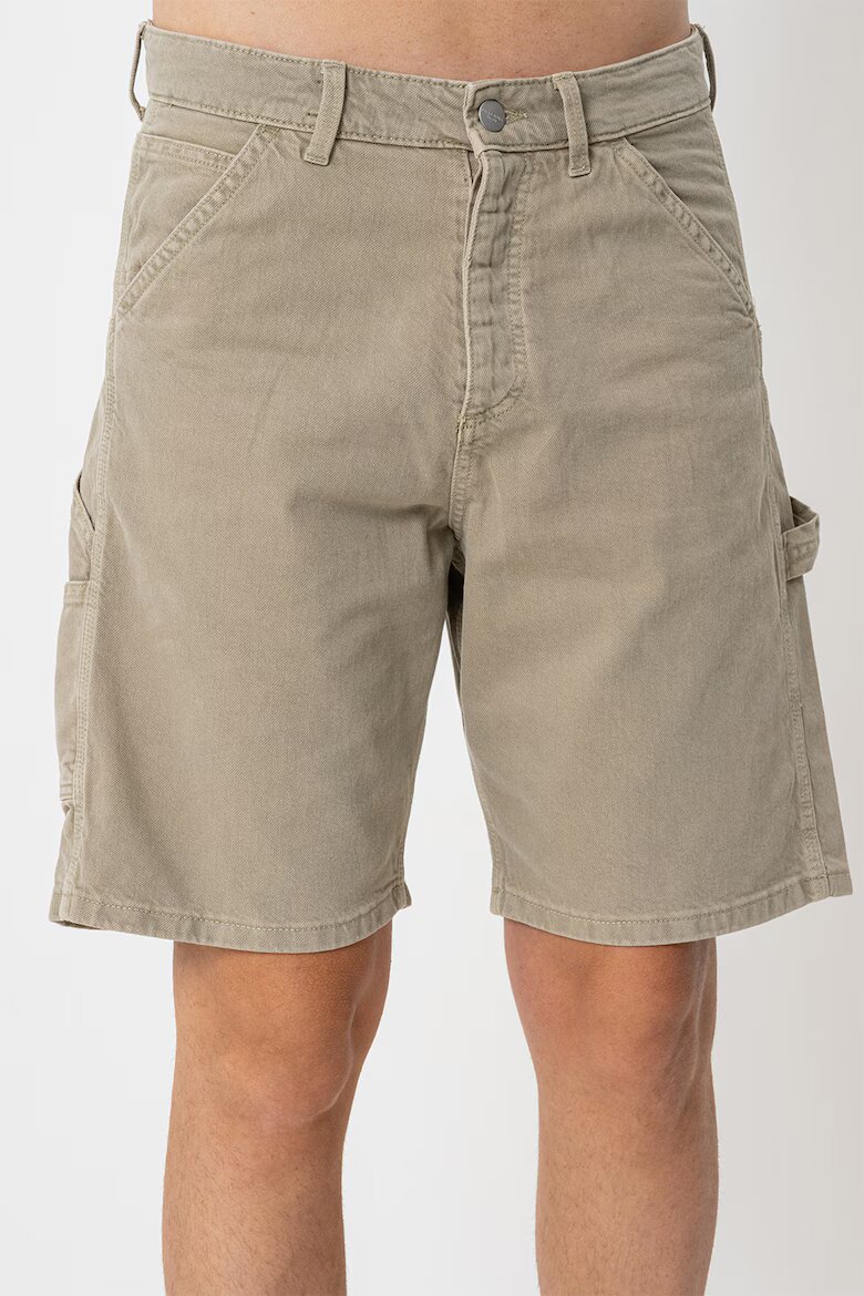 Jack & Jones Къси карго дънки Jjialex Jjcarpenter Бледозелен
