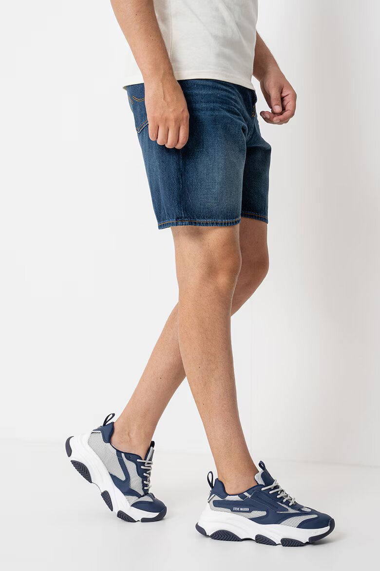 Jack & Jones Къси прави дънки Тъмносин