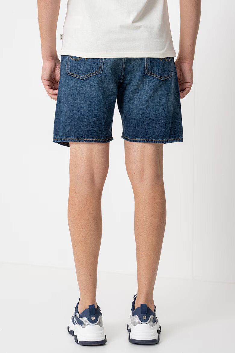 Jack & Jones Къси прави дънки Тъмносин