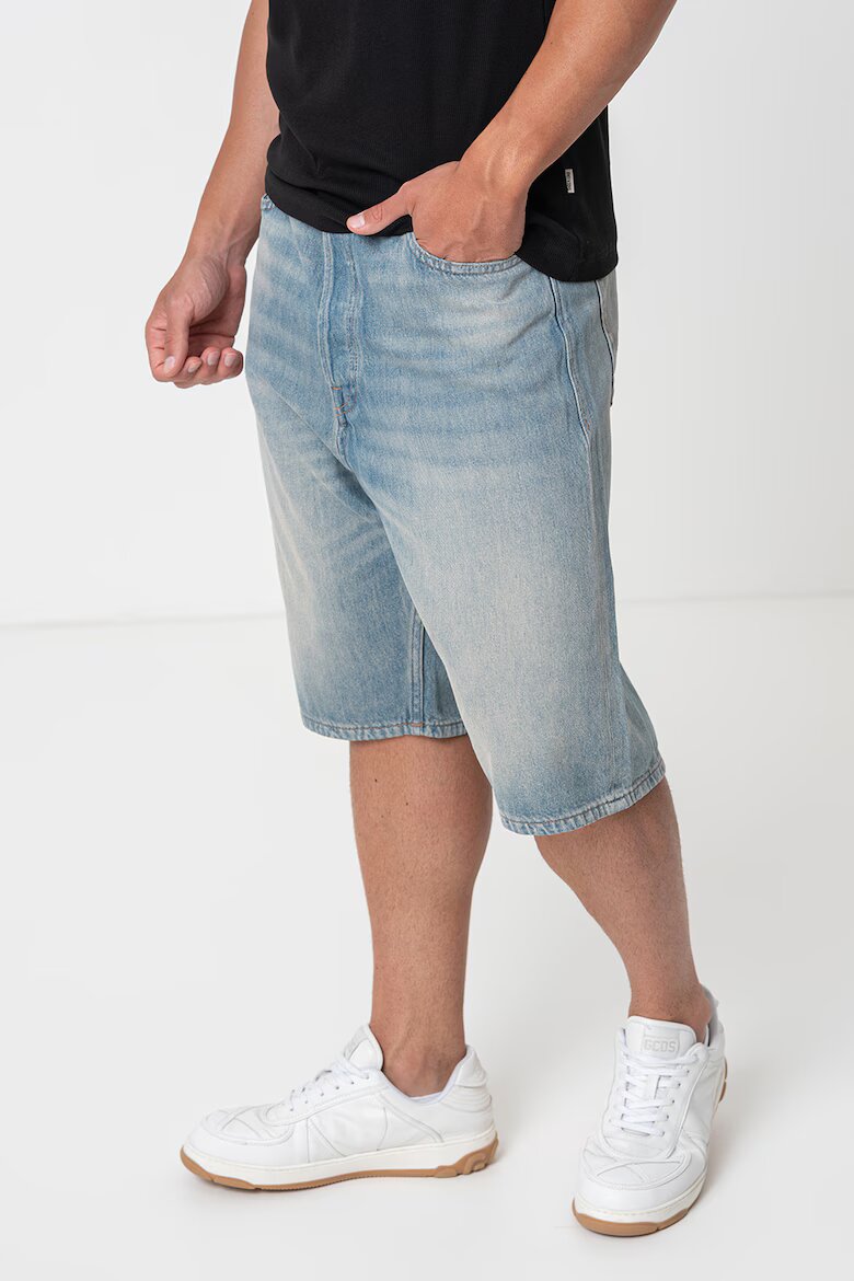Jack & Jones Къси широки дънки Син