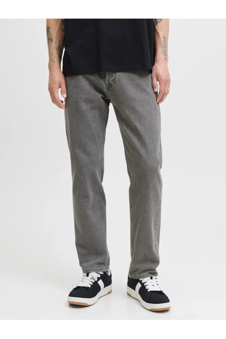 Jack & Jones Мъжки дънки CHRIS висока талия свободна кройка Сив