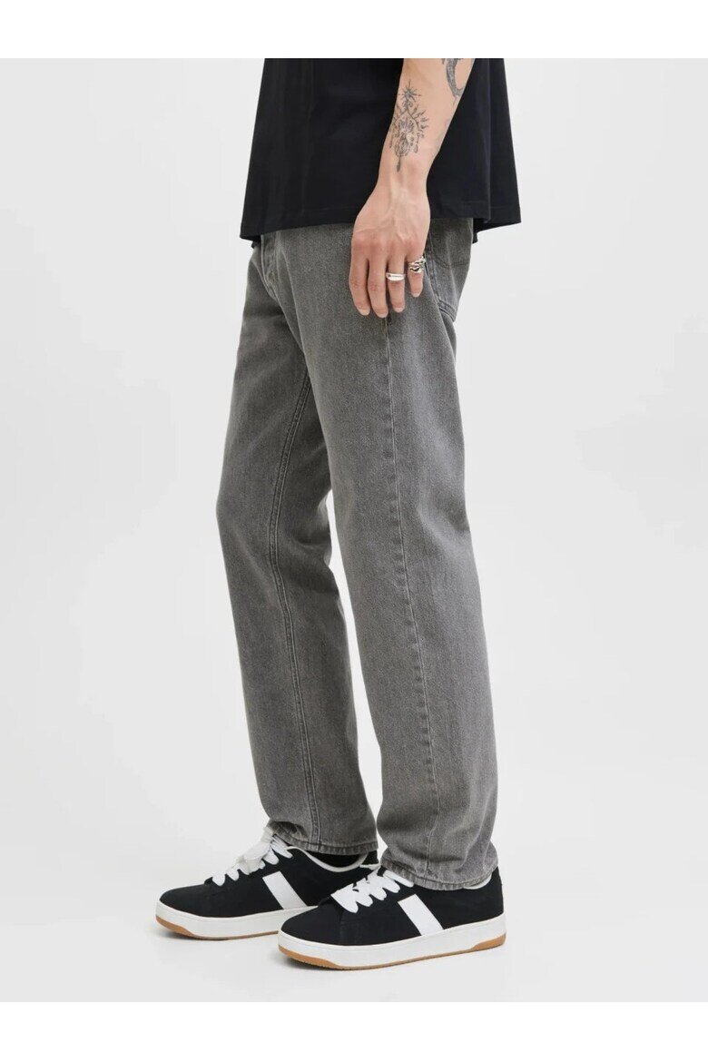Jack & Jones Мъжки дънки CHRIS висока талия свободна кройка Сив