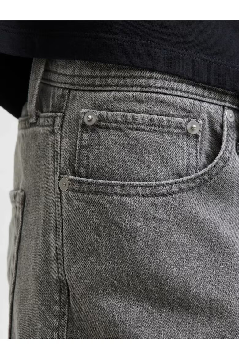Jack & Jones Мъжки дънки CHRIS висока талия свободна кройка Сив