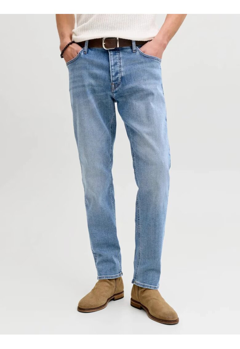 Jack & Jones Мъжки дънки - Mike - със средна талия и конусовидна кройка