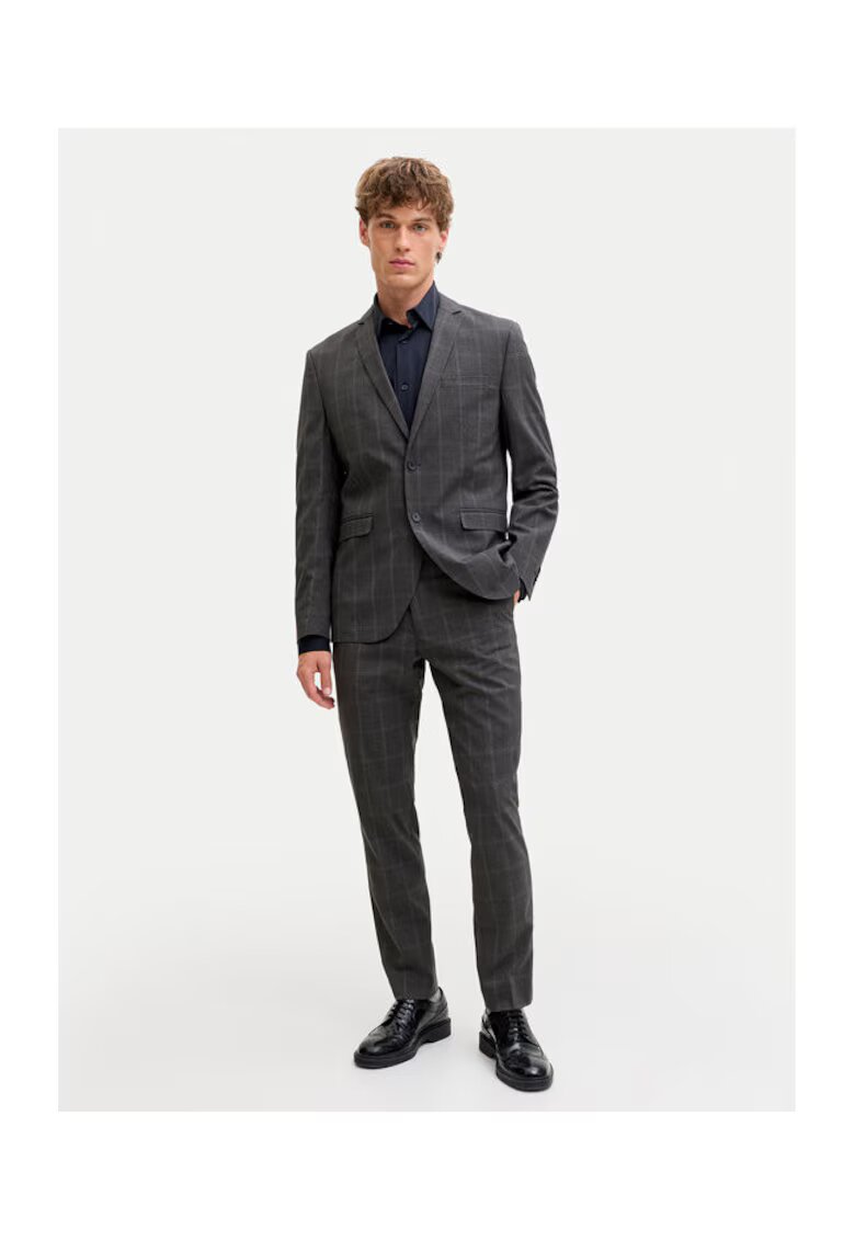 Jack & Jones Мъжки костюм тъмносив