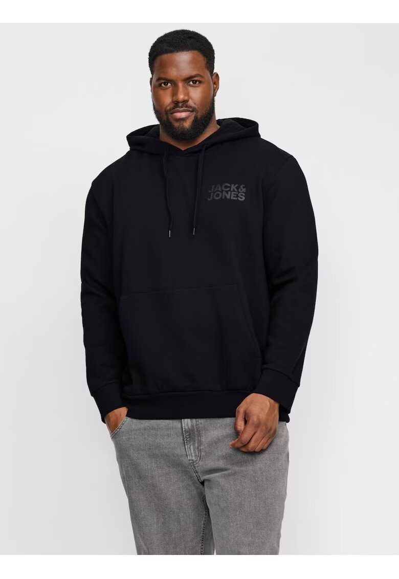 Jack & Jones Мъжки суичър с качулка и лого Jjecorp Old Logo от памук - -