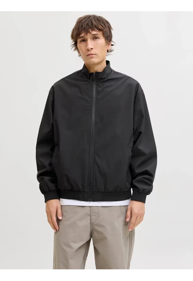 Jack & Jones Мъжко бомбър яке - Regular fit - Черно - Черен