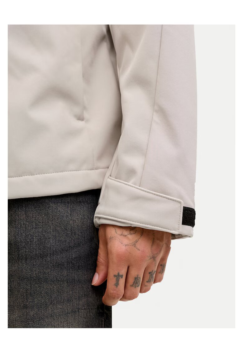 Jack & Jones Мъжко преходно яке - 50% рециклиран полиестер - 50% полиестер - Бежово