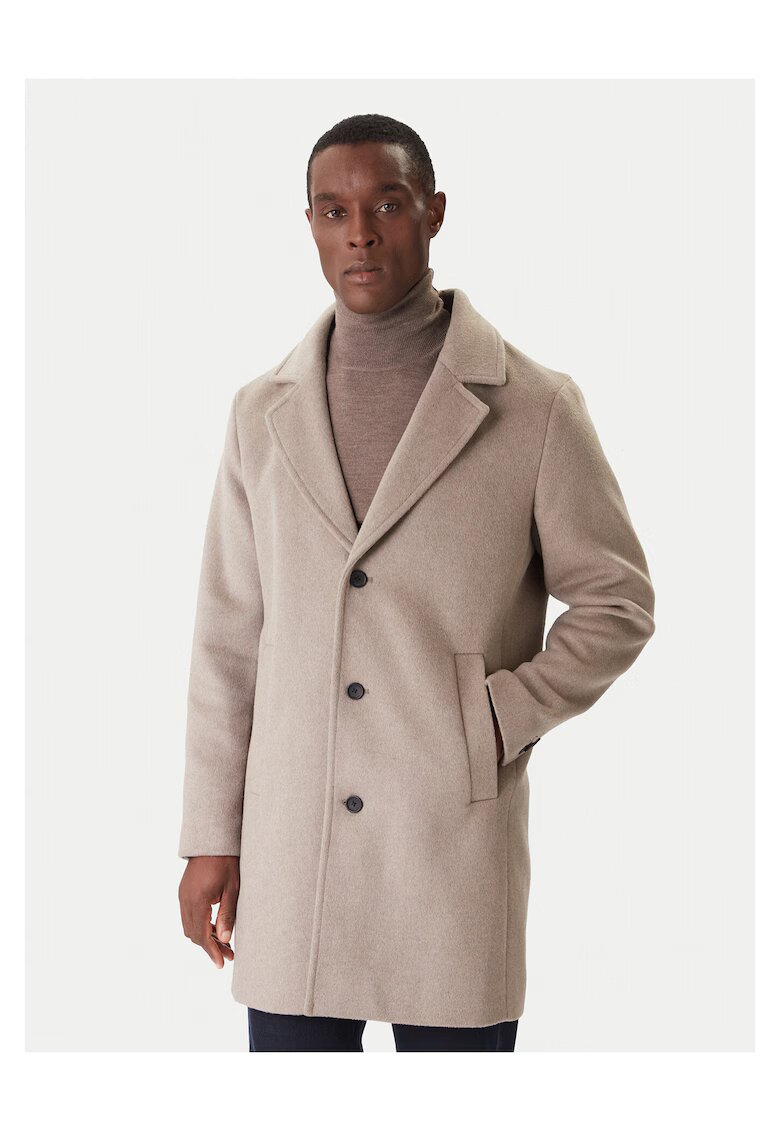Jack & Jones Мъжко преходно яке бежово - изработено от лека материя