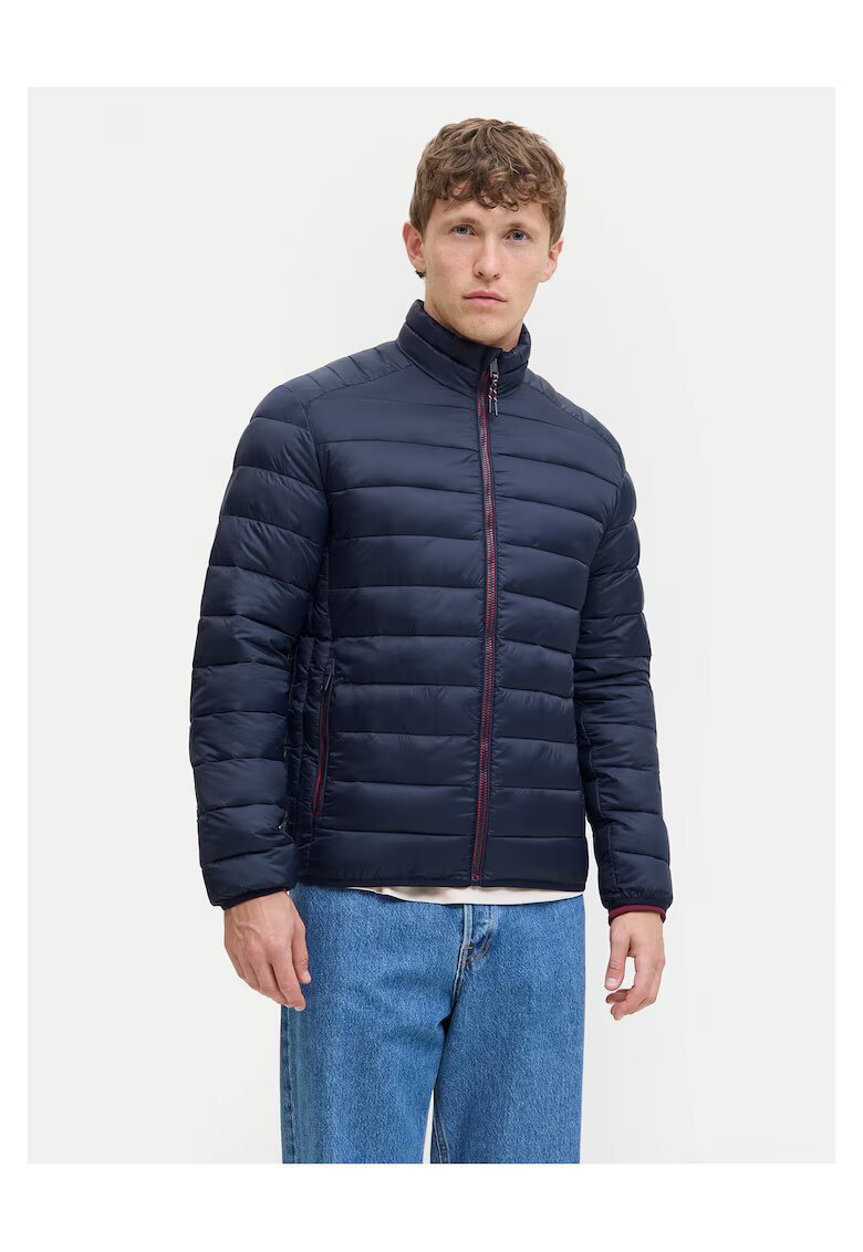 Jack & Jones Мъжко преходно яке тъмносиньо - 2 джоба - издръжлив материал