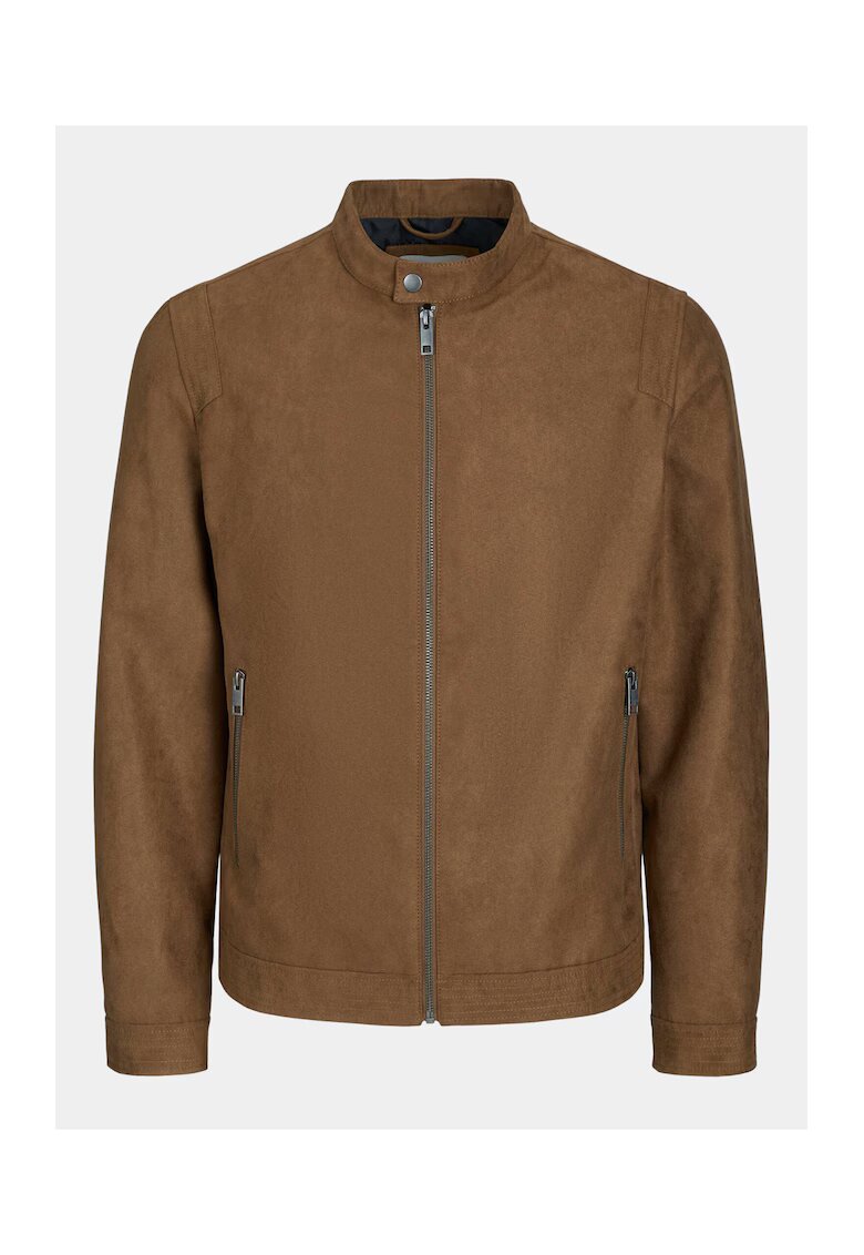 Jack & Jones Мъжко яке - 303260705 - Кафяво - Еко кожа