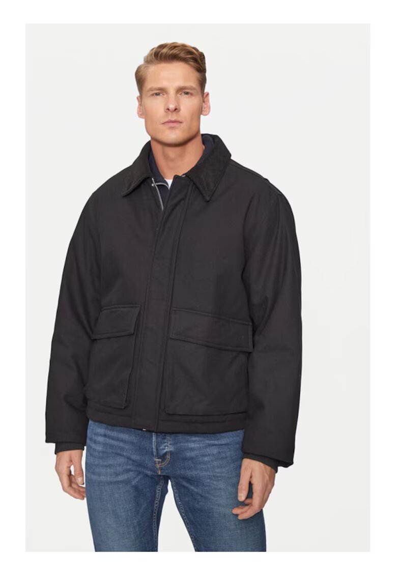 Jack & Jones Мъжко яке - Brooklyn 12261818 - черно - памук