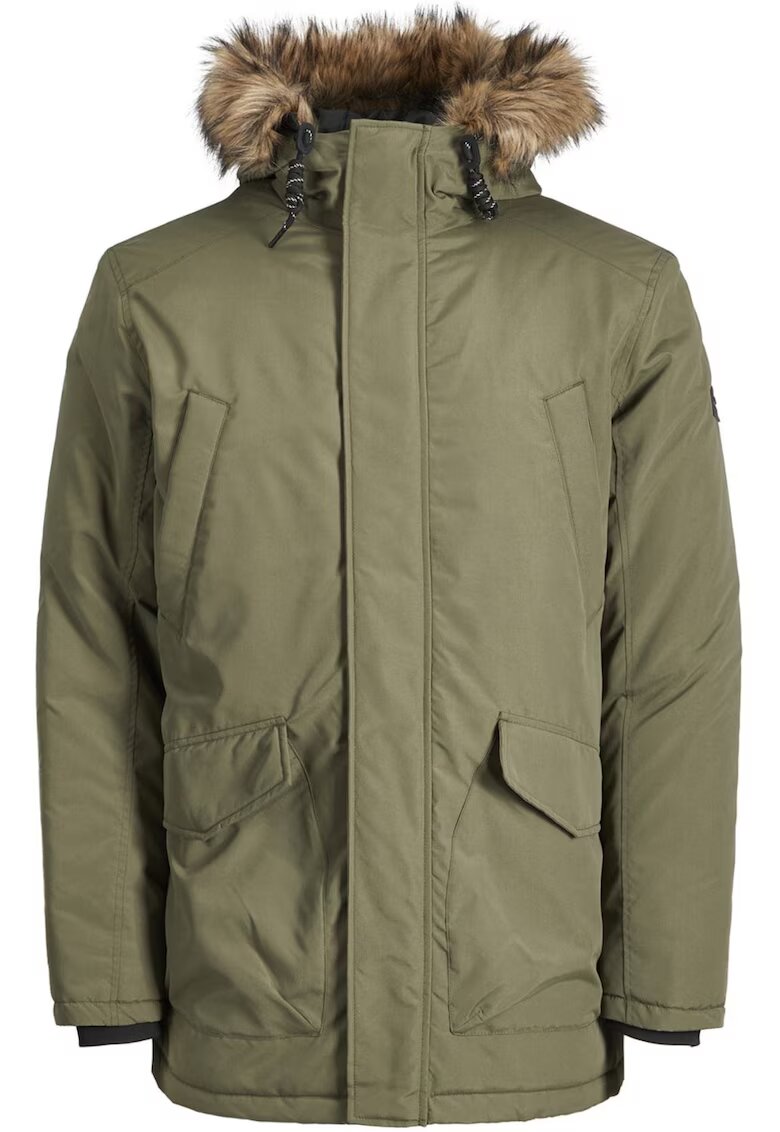 Jack & Jones Мъжко яке - полиестер/еластан - Khaki