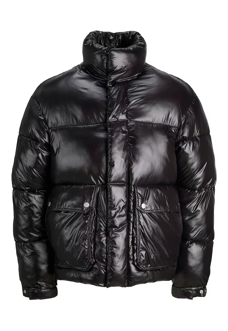 Jack & Jones Мъжко зимно яке - Jack Jones - черно - 100% найлон