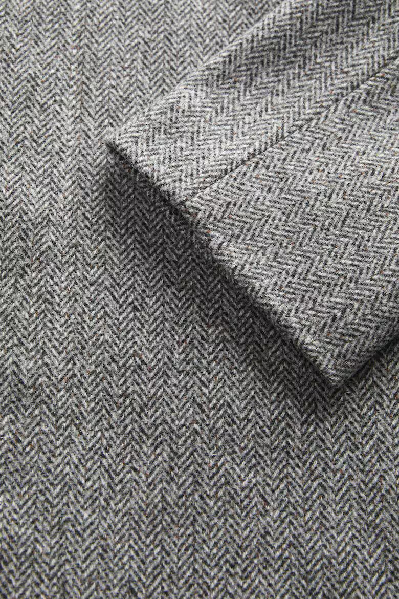 Jack & Jones Палто с вълна и яка Светлосив меланж