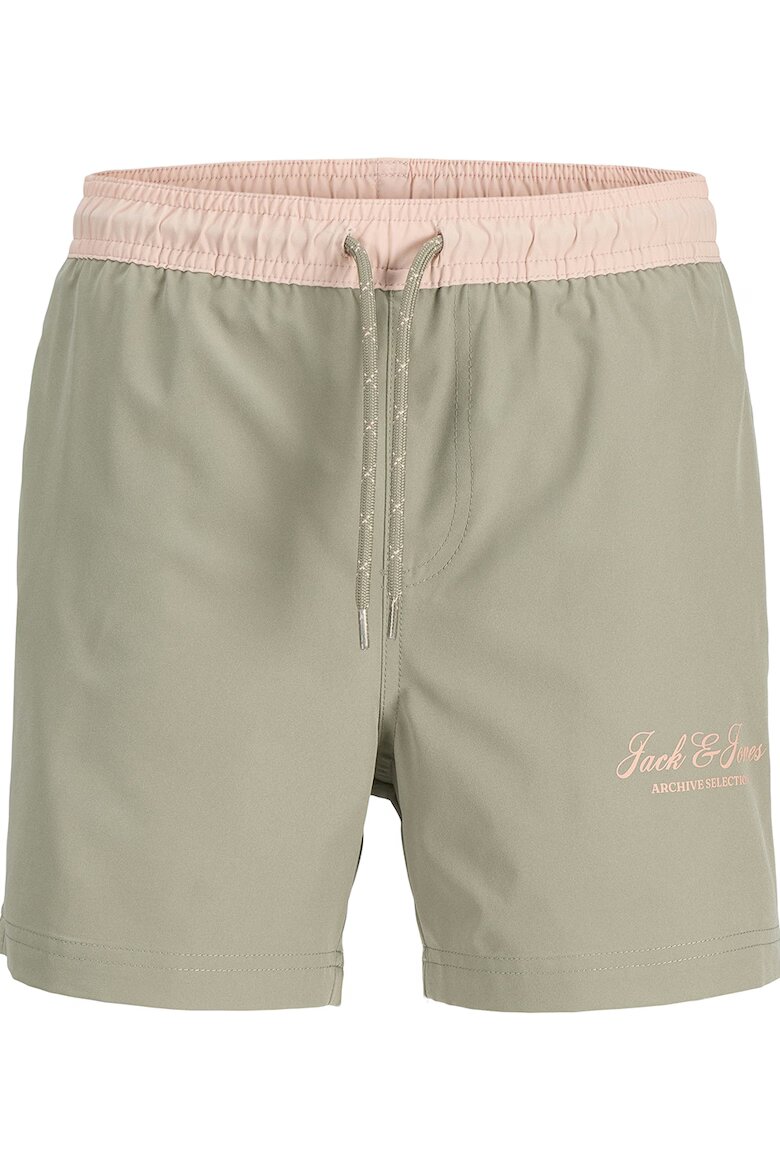 Jack & Jones Плувни шорти с регулируема талия Бледозелен