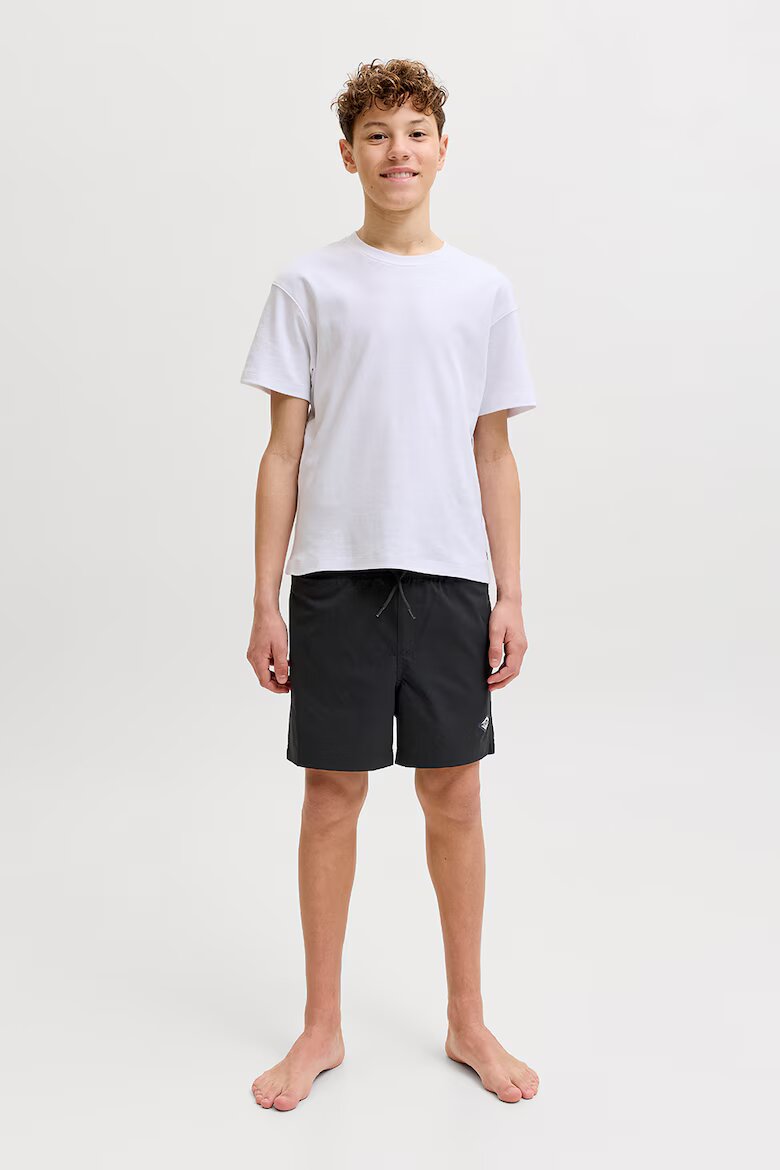 Jack & Jones Плувни шорти с връзка Избеляло черно