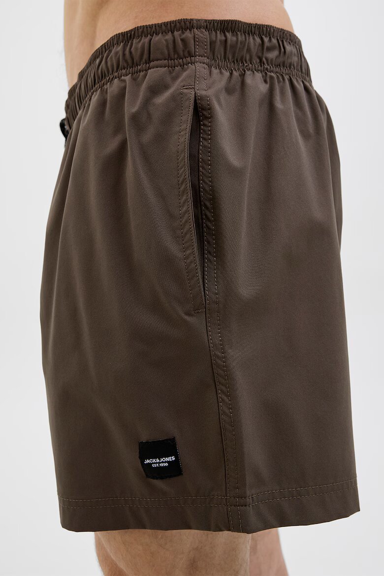Jack & Jones Плувни шорти с връзка Кафяв