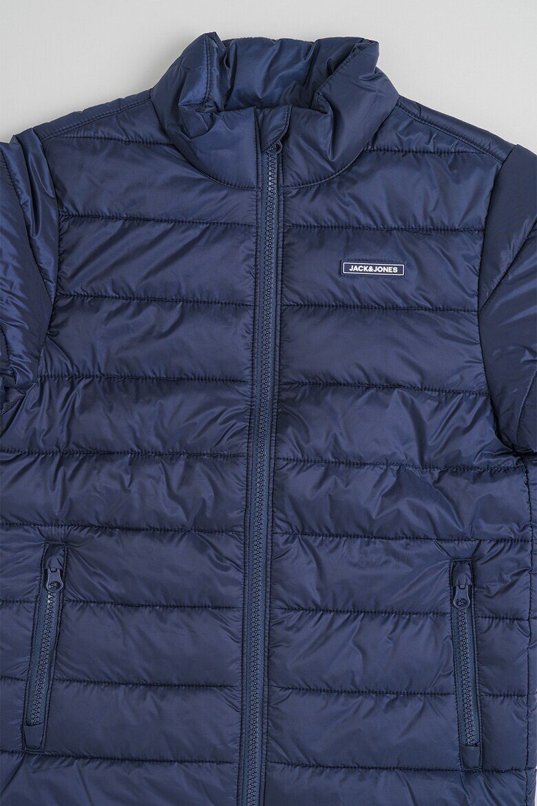 Jack & Jones Подплатено яке с двупосочен цип Тъмносин
