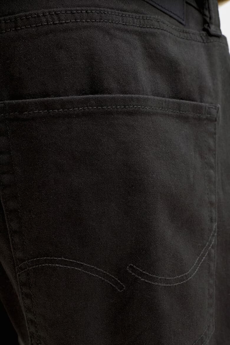 Jack & Jones Прави къси дънки Черен