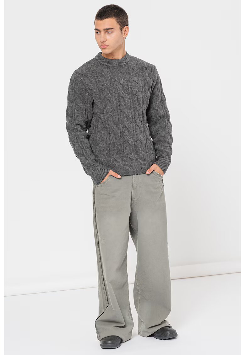 Jack & Jones Пуловер с плетка осморка