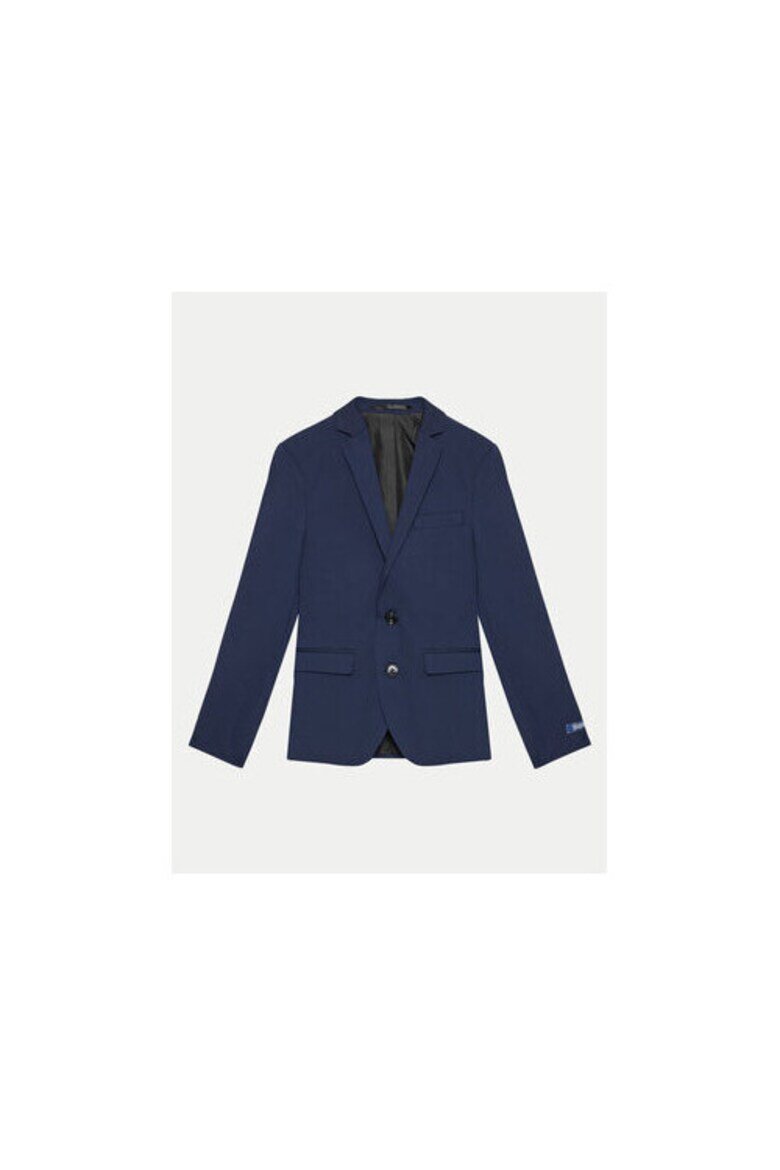 Jack & Jones Сако за момчета синьо полиестер/вискоза/еластан 140 см