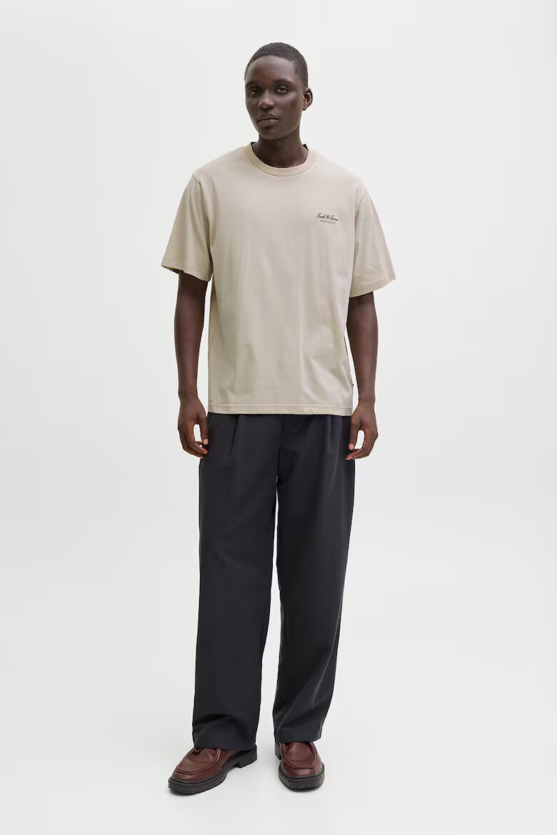 Jack & Jones Спортен екип от органичен памук с шорти Бежов/Tъмносив