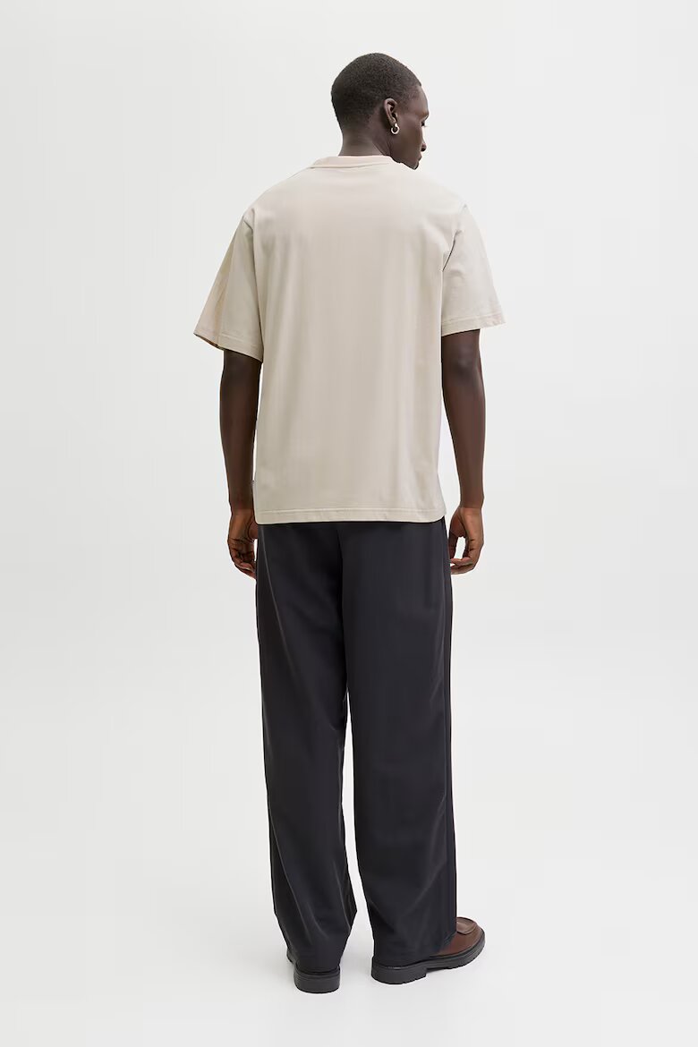 Jack & Jones Спортен екип от органичен памук с шорти Бежов/Tъмносив