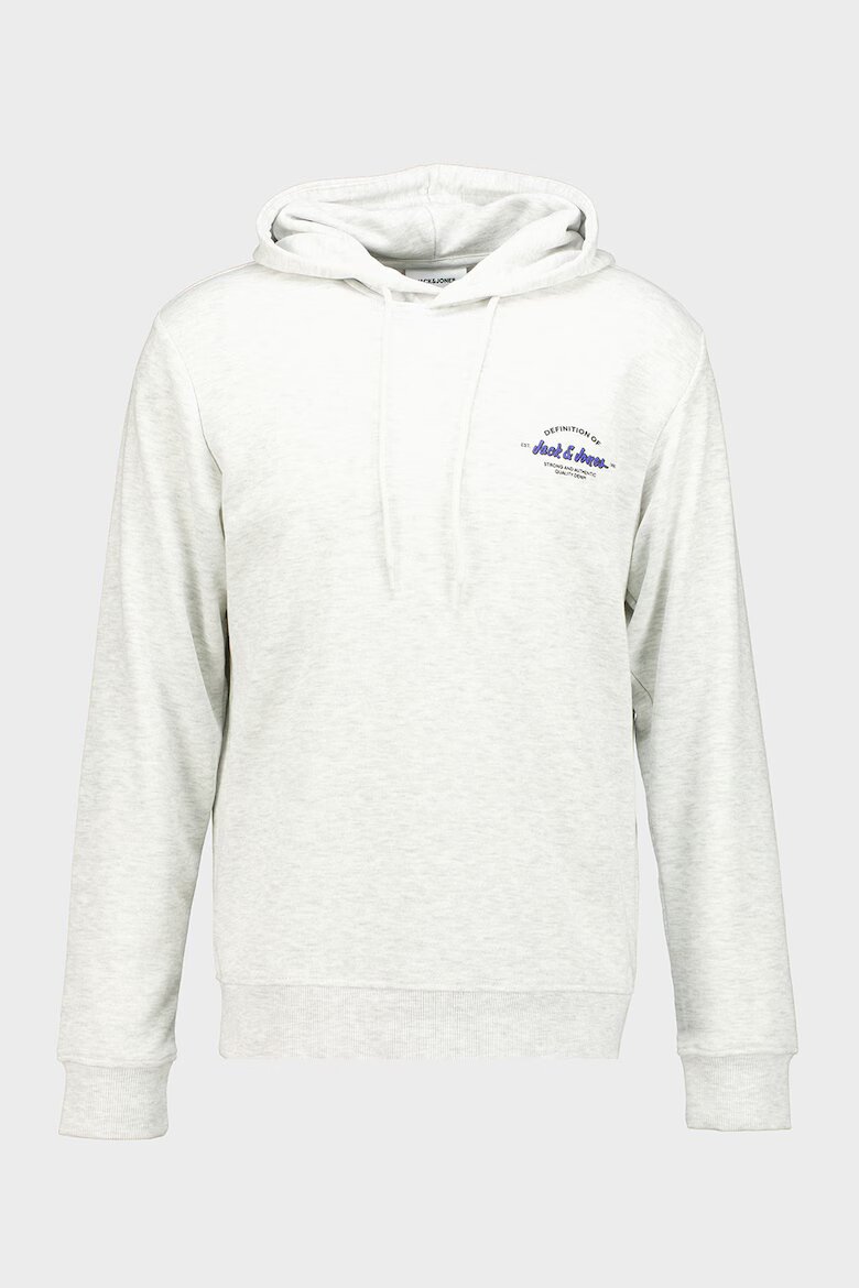 Jack & Jones Спортен екип с органичен памук - 3 части Бял/Светлосив меланж