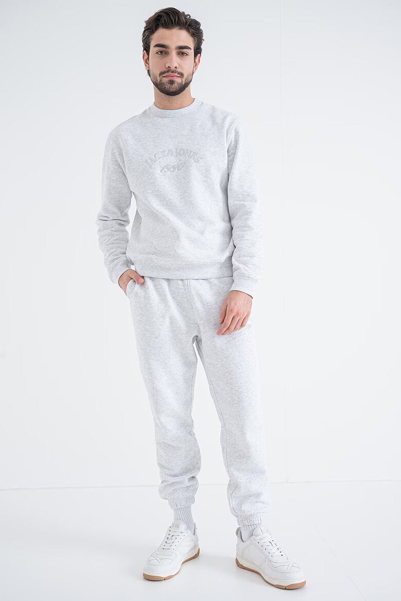 Jack & Jones Спортен екип с органичен памук Светлосив меланж