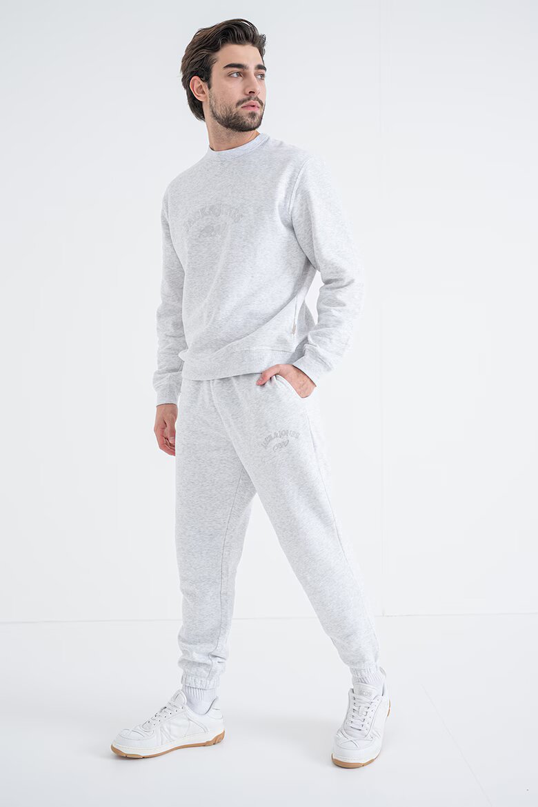 Jack & Jones Спортен екип с органичен памук Светлосив меланж