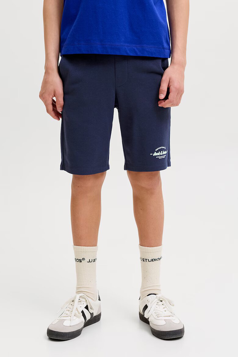 Jack & Jones Спортни бермуди с регулируема талия Тъмносин